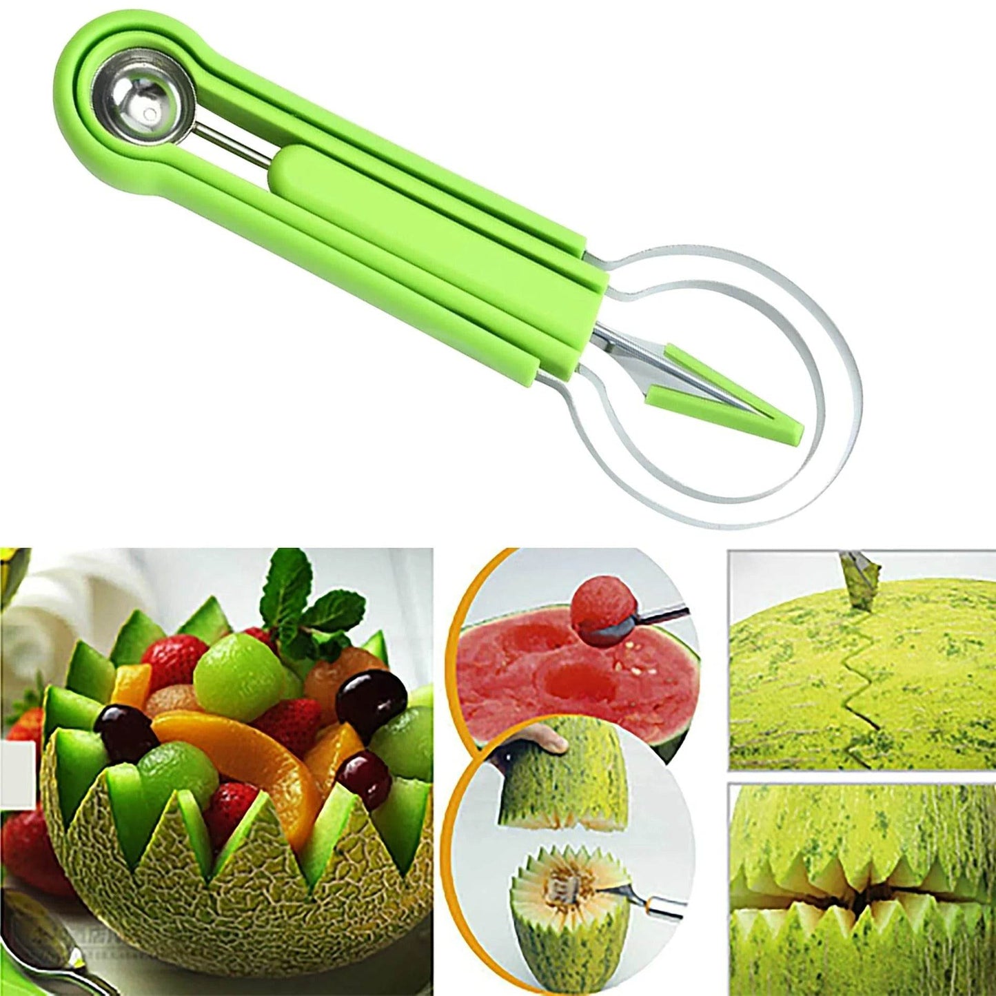 Carving tool for melon and fruit design