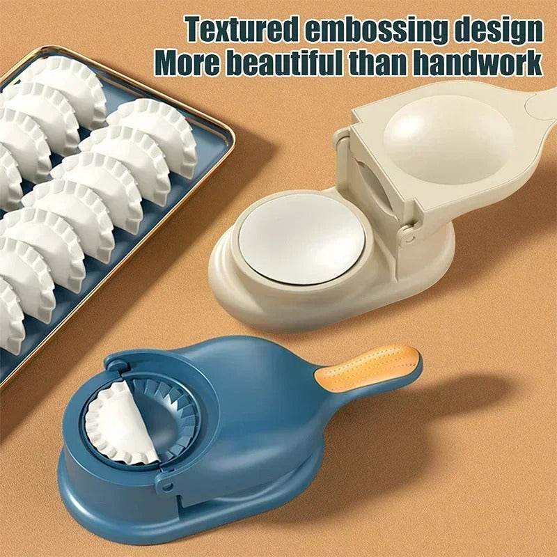 2 in1 Dumpling Maker DIY Kit Wrapper Presser Dough Pressing Ideal TRENSI ™.