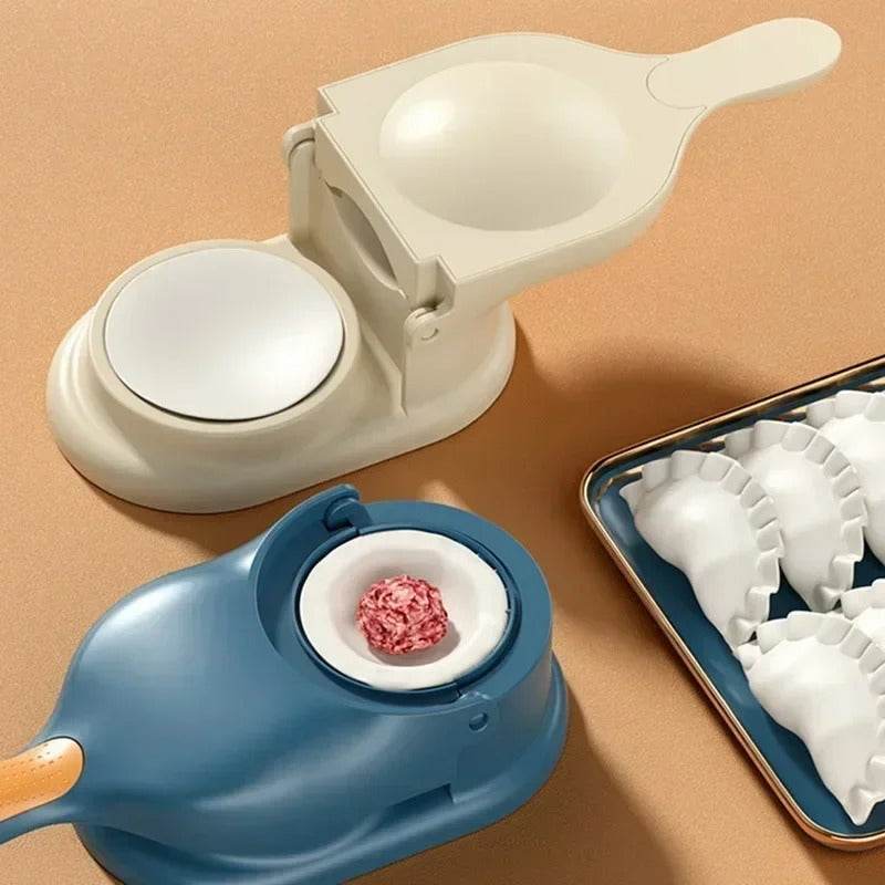 2 in1 Dumpling Maker DIY Kit Wrapper Presser Dough Pressing Ideal TRENSI ™.