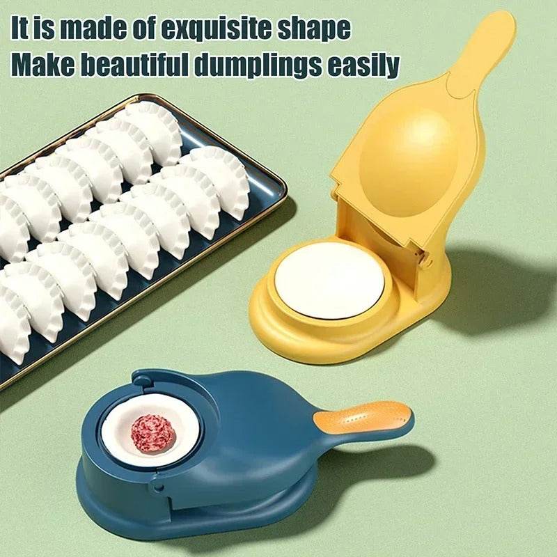 2 in1 Dumpling Maker DIY Kit Wrapper Presser Dough Pressing Ideal TRENSI ™.