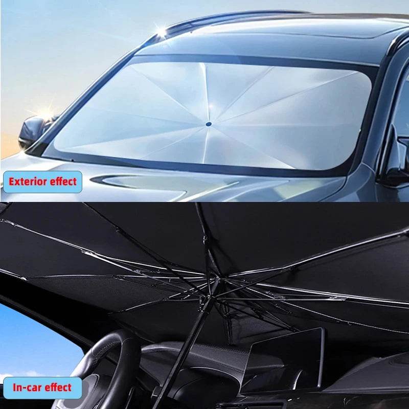 Foldable UV sun blocker for car