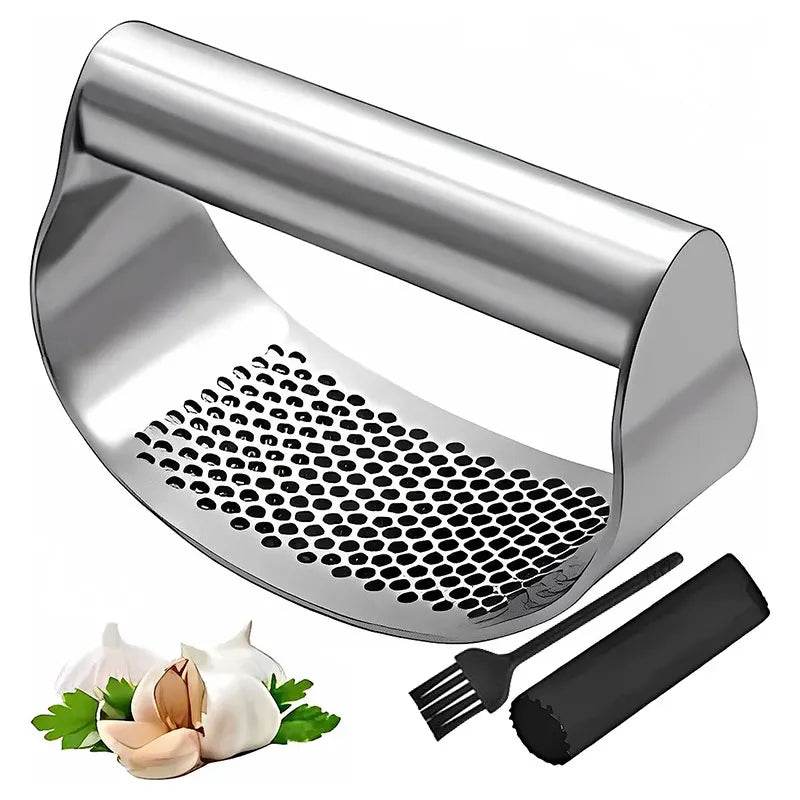 Easy-to-clean garlic press for home kitchen