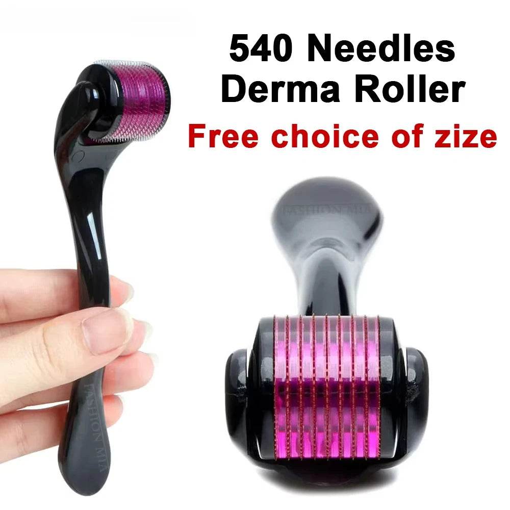 TRENSI Derma Roller with 540 titanium needles