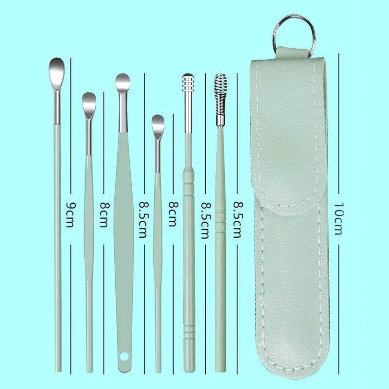 Reusable earwax remover set for hygiene