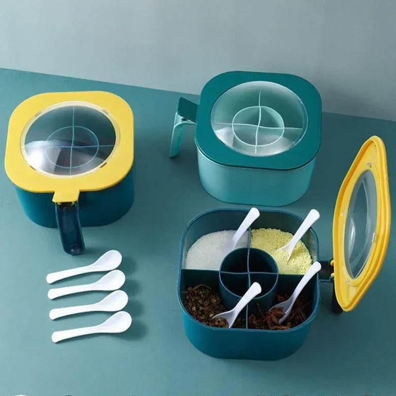 Modern Nordic style spice box set – TRENSI 4 in 1 kitchen tool