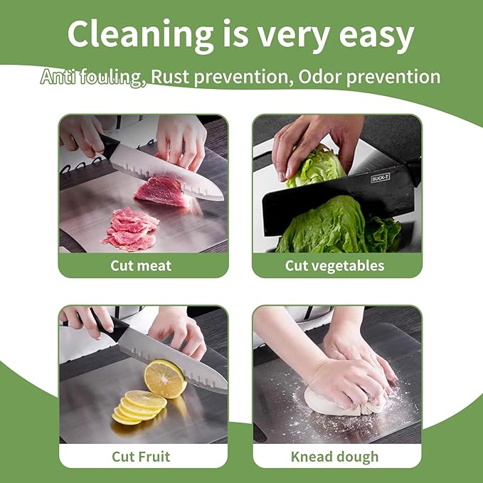 TRENSI™ Titanium Cutting Board - لوح تقطيع التيتانيوم