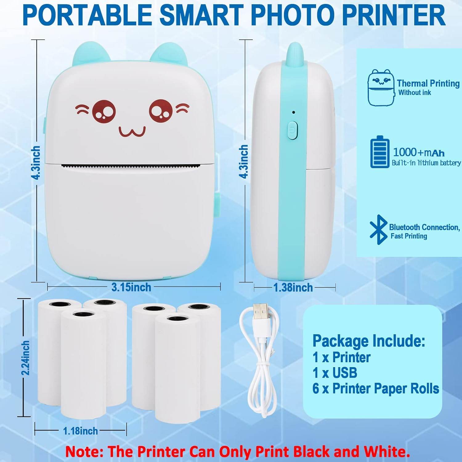 Portable Mini Thermal Printer-TRENSI