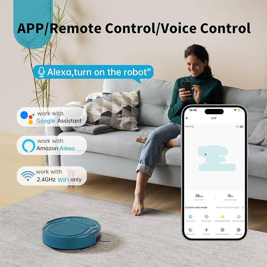 TRENSI™Smart Robotic Vacuum Cleanerالمكنسة الكهربائية الروبوتية الذكية TRENSI™