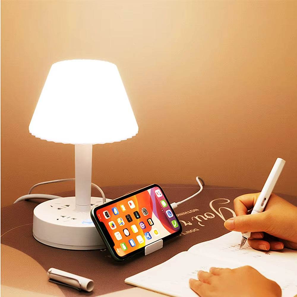 Multi-functional Nightstand Light Usb Charging Led Table Lamp-TRENSI