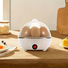 TRENSI™Electric Egg Cooker 7 Eggs Steamerطباخ البيض الكهربائي TRENSI™‎، 7 بيضات على البخار