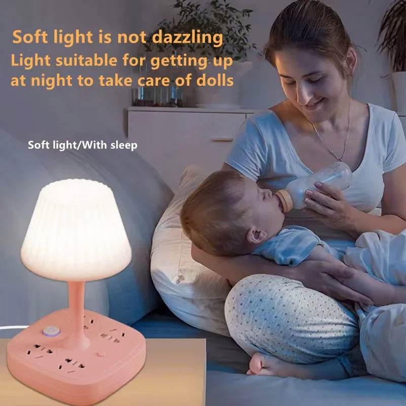 Multi-functional Nightstand Light Usb Charging Led Table Lamp-TRENSI
