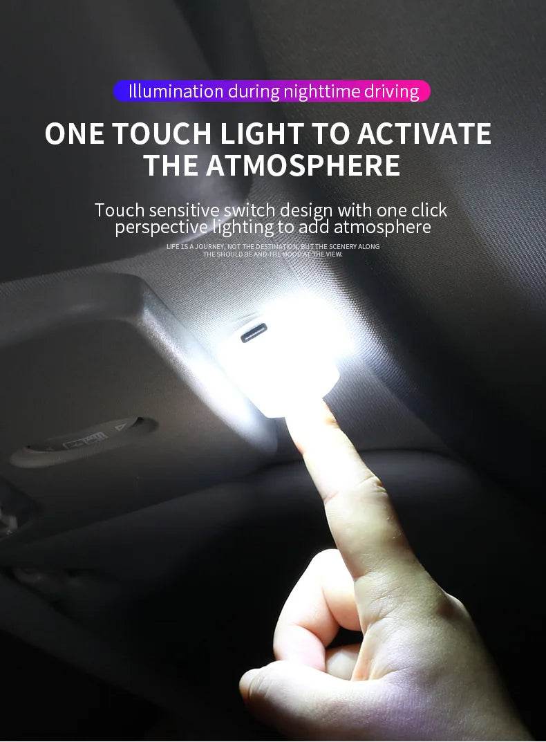 Car Mini Touch Light USB Charging-TRENSI