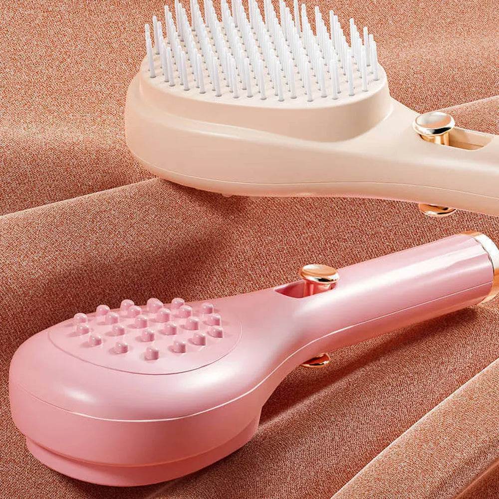 TRENSI hair brush with anti-tangle bristles