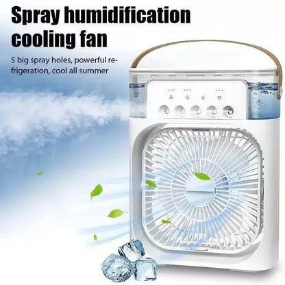 USB Mini Air Conditioner – Portable & Rechargeable Cooler Fan for Summer | TRENSI™ - TRENSI