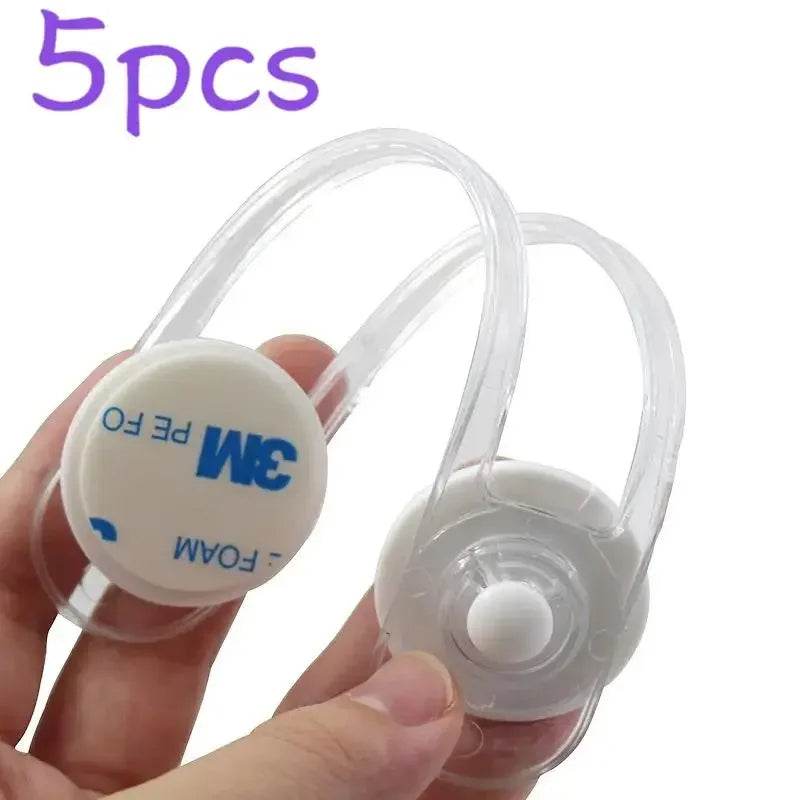 Soft adhesive child lock strap for home use
