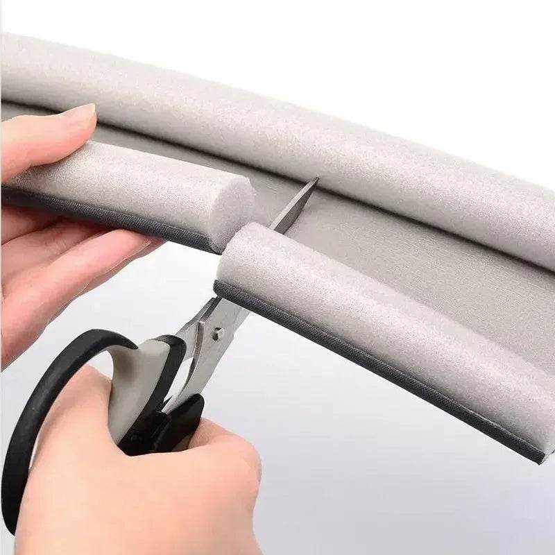 Windproof Seal Strip Draught Excluder Stopper Door Bottom Guard Double Protector TRENSI ™.