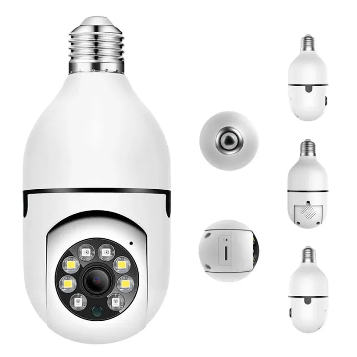 TRENSI™ Night Vision Wireless Bulb Cameraكاميرا TRENSI™ اللاسلكية للرؤية الليلية